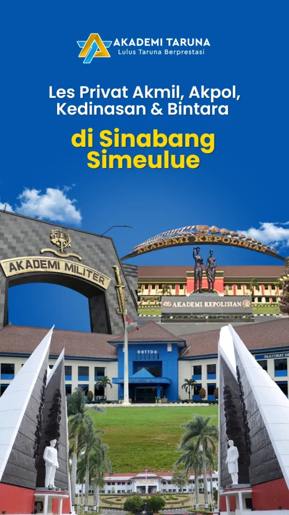 Les Privat Akmil, Akpol, Kedinasan & Bintara di Sinabang Simeulue (1)