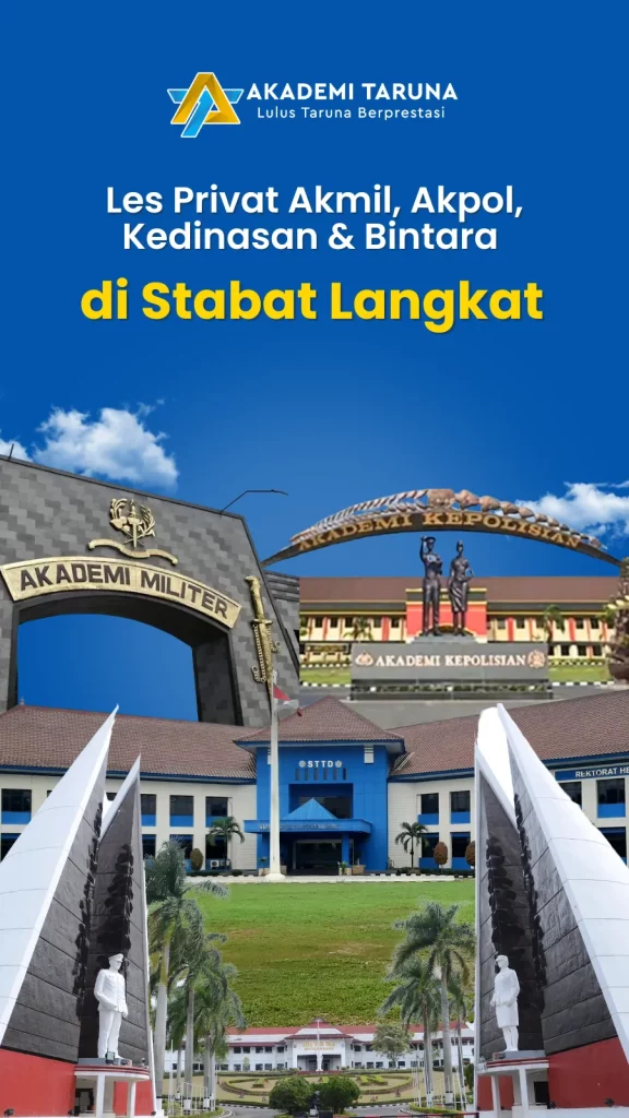 Les Privat Akmil, Akpol, Kedinasan & Bintara di Stabat Langkat